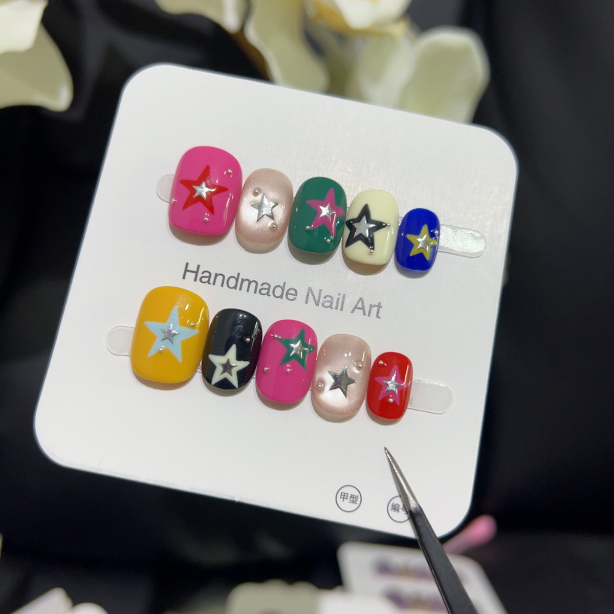 10PCS Glitter Cat Eye Short Sq – Nail Art Glitter Bewertung und Preis
