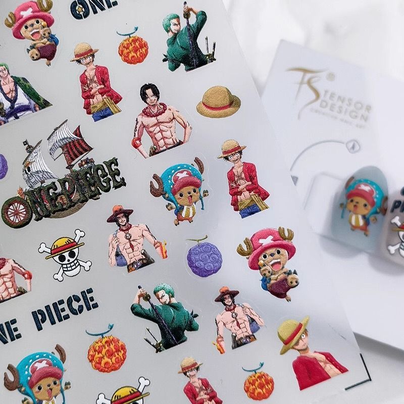 Neue One Piece Monkey· D·Ruffy – Nail Art Zoro One Piece Bewertung und Preis