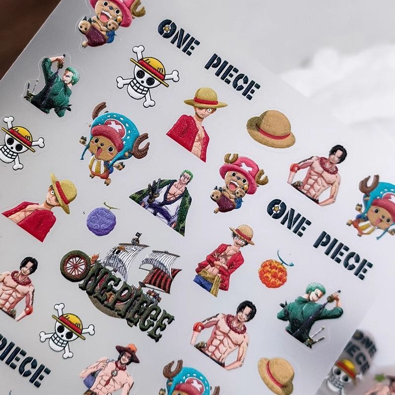 Neue One Piece Monkey· D·Ruffy – Nail Art Zoro One Piece Bewertung und Preis