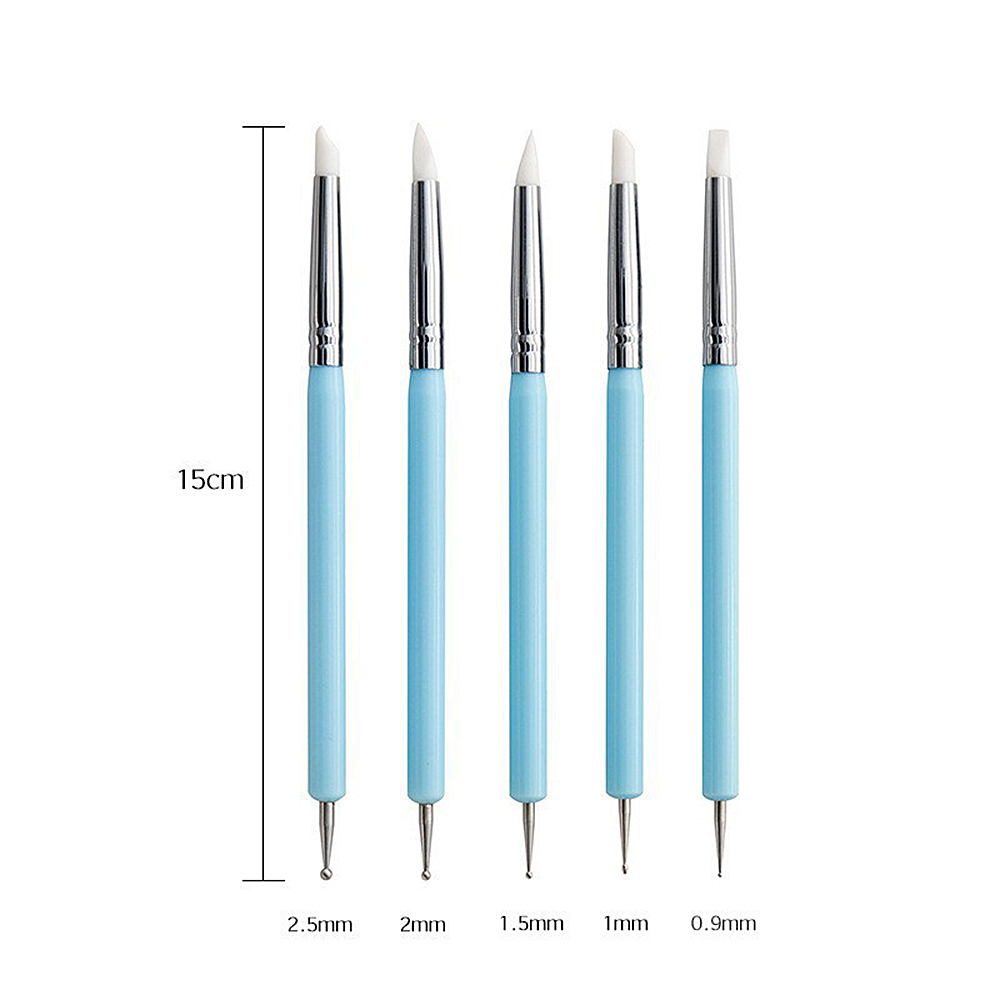 5/10 Stück Silikon-Ton-Bildhau – Nail Art Kaki Bewertung und Preis