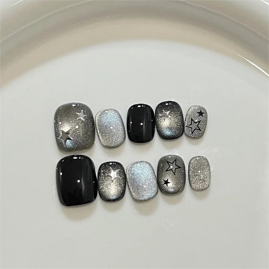 10 Stück schwarze süße Katze h – Nail Art Glitter Bewertung und Preis