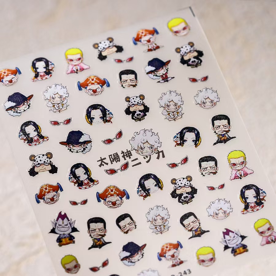 1 Stück 5D Neue One Piece Nage – Nail Art Zoro One Piece Bewertung und Preis