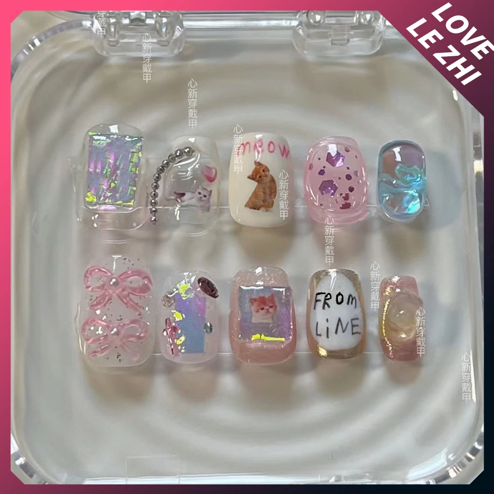 DIY Kurze Runde Kreative Lusti – Nail Art Xs Bewertung und Preis